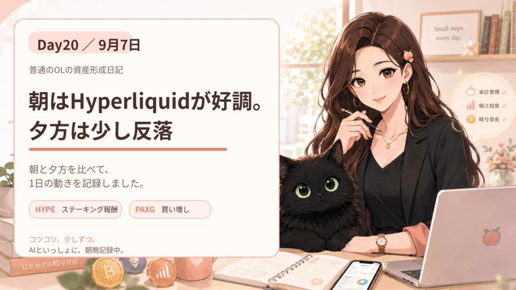 Day20 資産形成日記 アイキャッチ