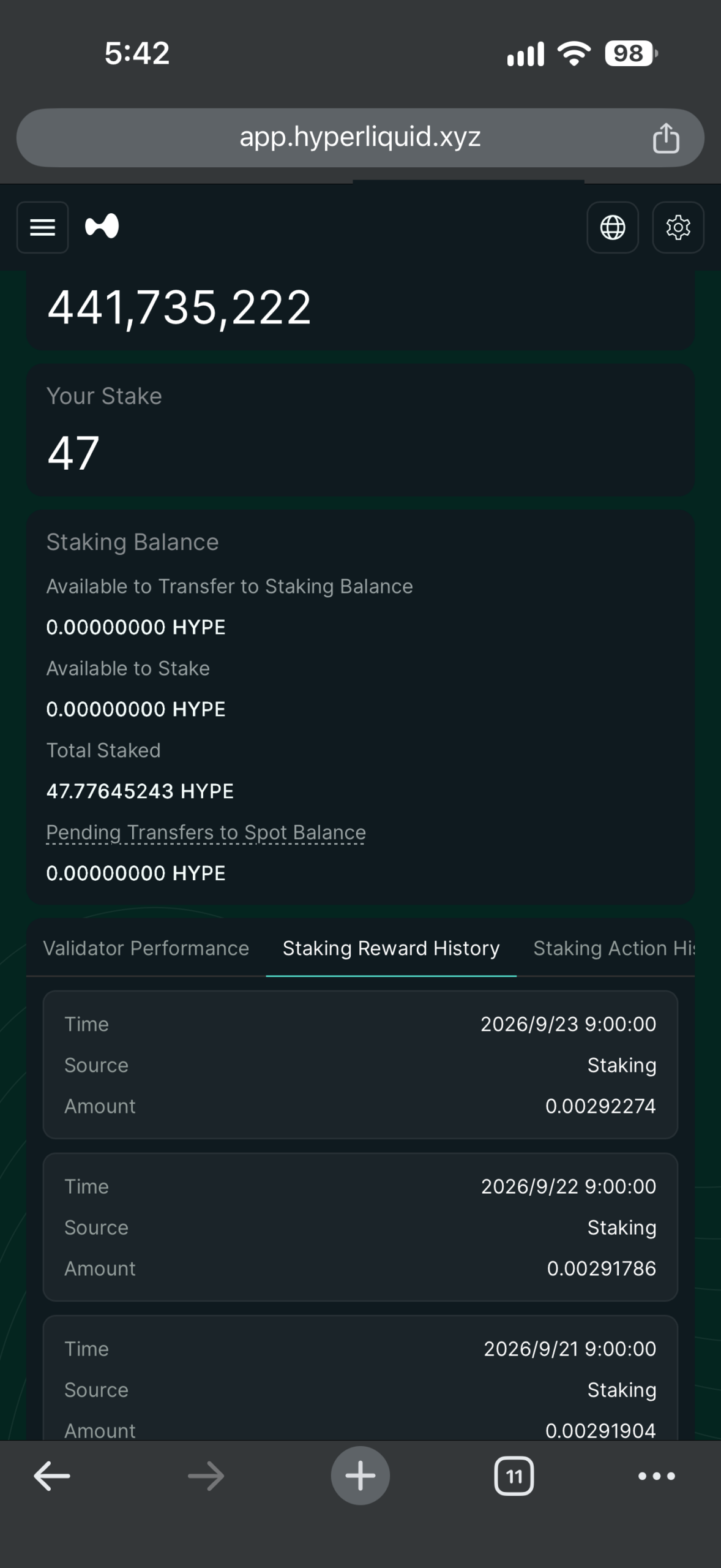 Day37 Hyperliquid Staking