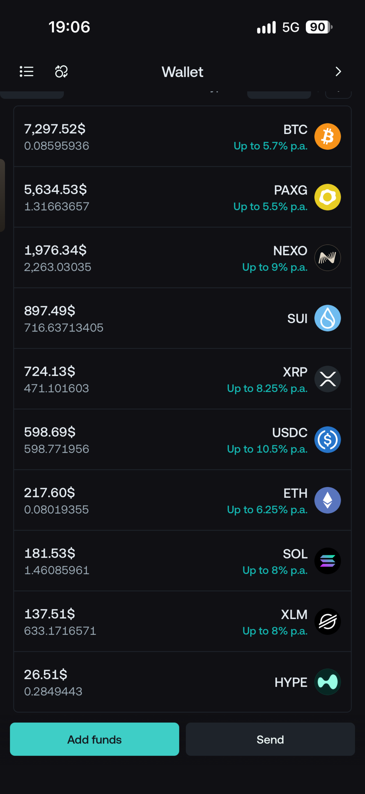 Day40 NEXO 資産記録